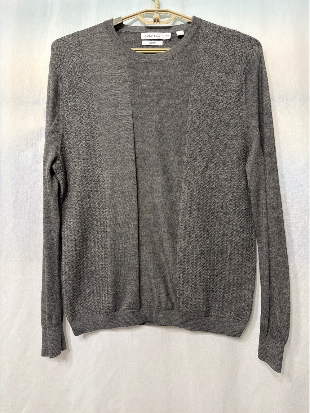 Calvin Klein Merino Wool Blend Pullover Sweater Men's XL